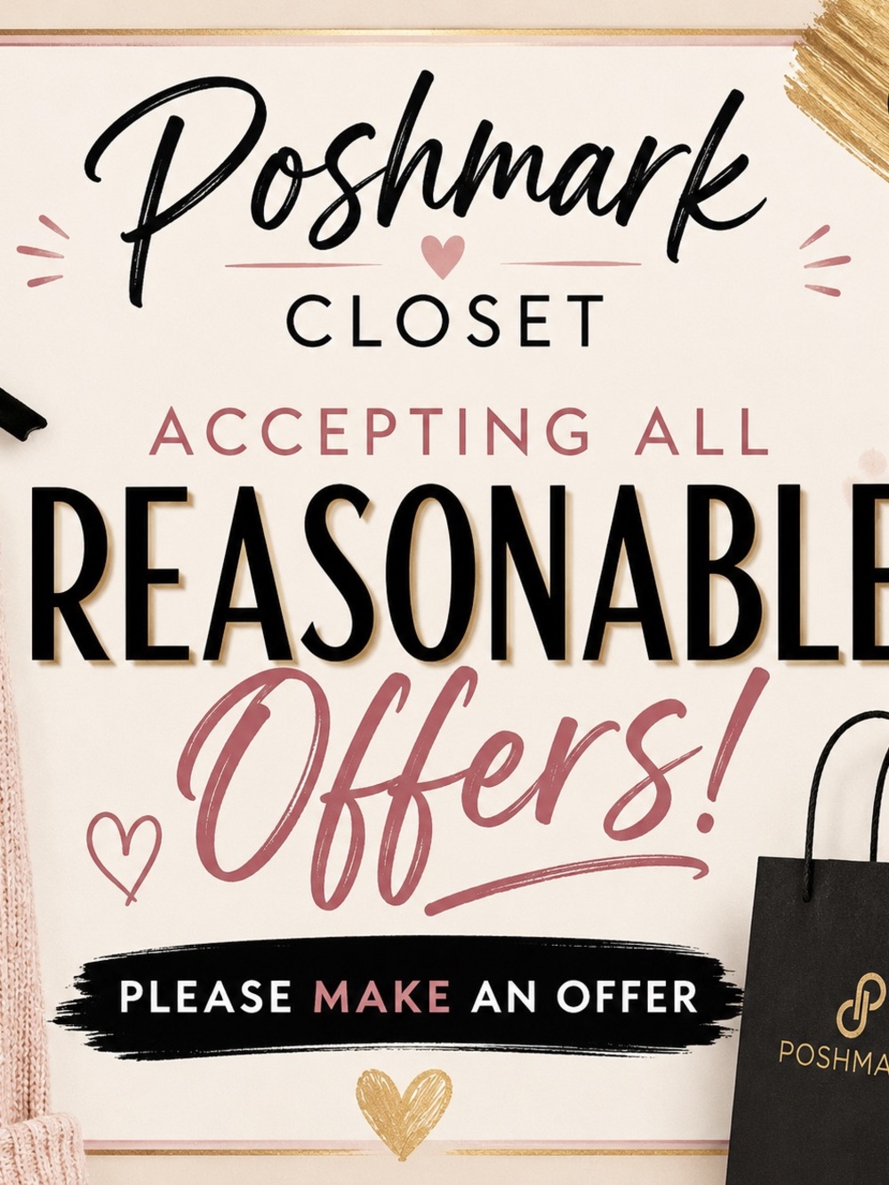 Closet Sale- 🛍️🩷🛍️ Accepting All Reasonable Offers'